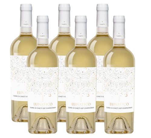 Lunatico Chardonnay Terre di Chieti IGT - Italienischer Weißwein (6 x 0,75l) von Lunatico