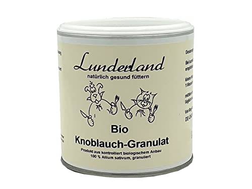 Bio Knoblauch-Granulat 300g-Dose von Lunderland
