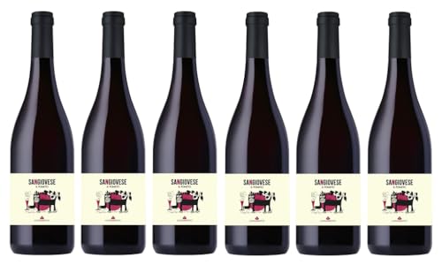 6x 0,75l - 2023er - Lungarotti - Il Pometo - Sangiovese dell' Umbria I.G.P. - Umbrien - Italien - Rotwein trocken von Lungarotti