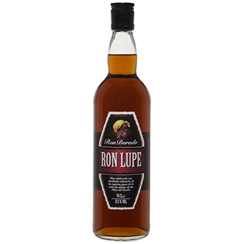 Rum Dorado Lupe, Brauner Karibischer Rum, 0,7L Flasche, 37,5% Vol - Perfekt für Cocktails und Pur von Lupe