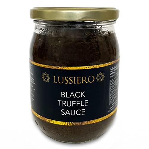 Lussiero Trüffel Sauce Schwarze Sommertrüffel Salsa Tartufata Tapenade Tuber Aestivum 500g von Lussiero