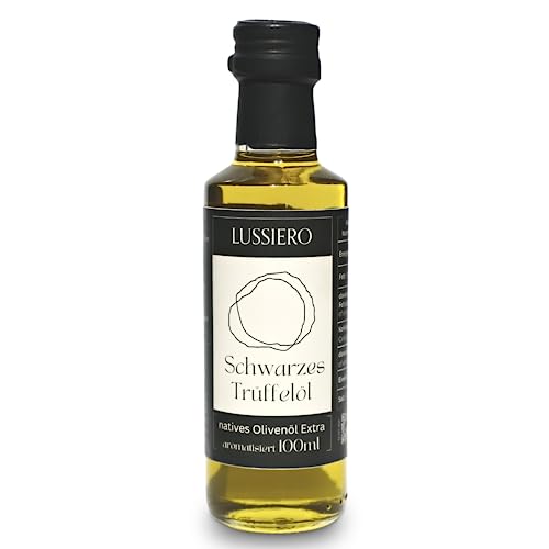 Lussiero Trüffelöl Schwarze Trüffel Sommertrüffel Öl Natives Olivenöl Extra Virgin 100ml von Lussiero