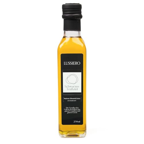 Lussiero Trüffelöl Schwarze Trüffel Sommertrüffel Öl Natives Olivenöl Extra Virgin 250ml von Lussiero