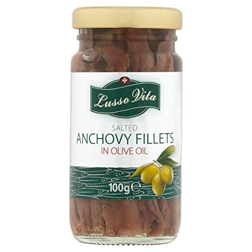 Lusso Vita Anchovy Filets in Olivenöl, 100 g von Lusso Vita