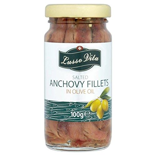 Lusso Vita Anchovy Fillets in Olive Oil 100g von Lusso Vita