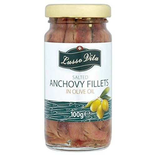 Lusso Vita Anchovy Fillets in Olive Oil 100g Lusso Vita Anchovy Fillets in Olive Oil 100g von Lusso Vita