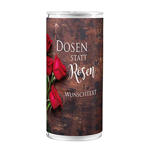Lustapotheke® Dosenbier mit personalisierten Etikett - Dosen statt Rosen - perfektes Valentinstaggeschenk für Männer von Lustapotheke