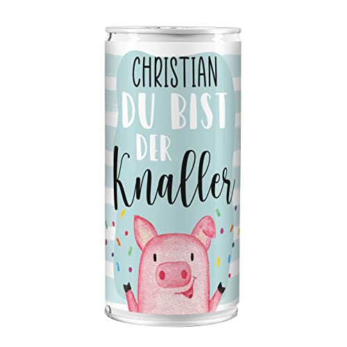 Lustapotheke® Du bist der Knaller - Bierdose, 1L, mit Wunschtext von Lustapotheke