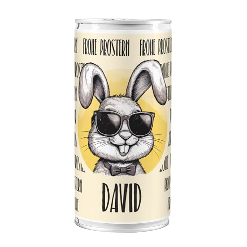 Lustapotheke® Osterbier personalisiert mit Name – Personalisierte Bierdose 1L – "Frohe Prostern" Osterhasenmotiv - Lustiges Bier als Geschenk zu Ostern von Lustapotheke