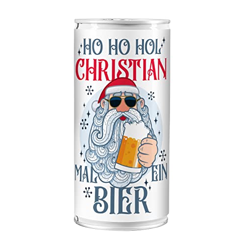 Lustapotheke® Weihnachtsbier mit Namensaufdruck ein Männergeschenk zu Weihnachten von Lustapotheke