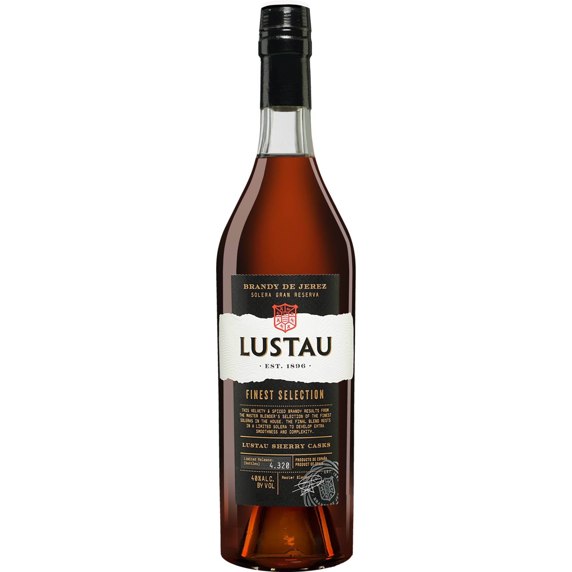 Brandy Lustau Solera Gran Reserva »Finest Selection« - 0,7 L. 0.7L 40% Vol. Brandy aus Spanien Brandy Lustau Solera Gran Reserva »Finest Selection« - 0,7 L. 0.7L 40% Vol. Brandy aus Spanien von Lustau