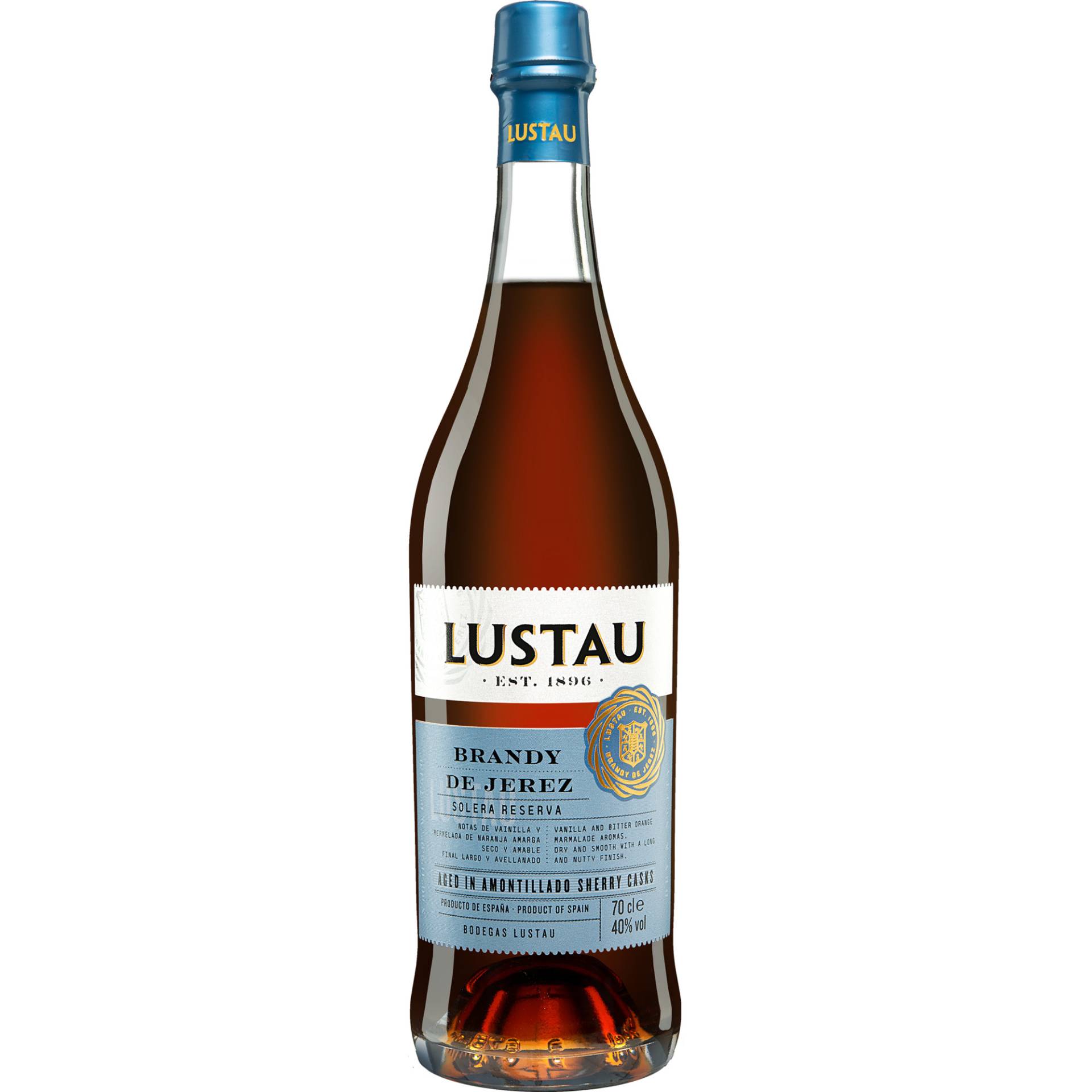 Brandy Lustau Solera Reserva - 0,7 L. 0.7L 40% Vol. Brandy aus Spanien Brandy Lustau Solera Reserva - 0,7 L. 0.7L 40% Vol. Brandy aus Spanien von Lustau