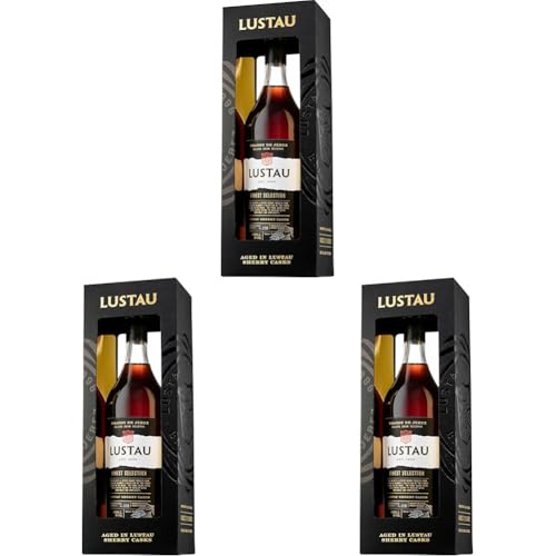 Lustau Brandy Solera Gran Reserva Finest Selection in Geschenkpackung (1 x 0.7 l) (Packung mit 3) von Lustau