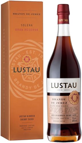 Lustau Brandy de Jerez Solera Gran Reserva 40% vol in Geschenkpackung (1 x 0.7 l) von Emilio Lustau