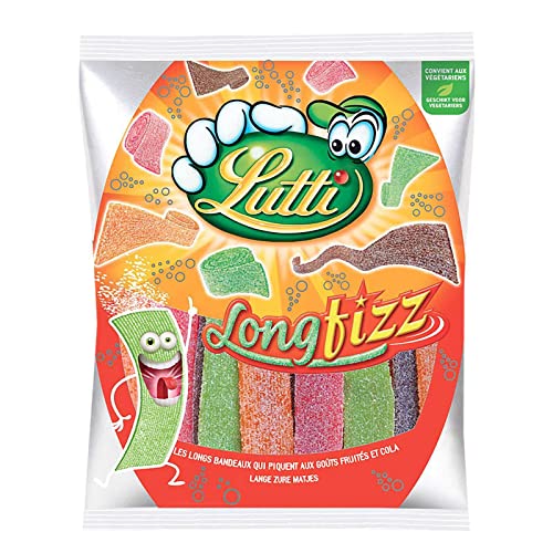 Lutti Bonbons | Longfizz | Lutti Süßigkeiten | Lutti Candy | 200 Gramm Total von Lutti