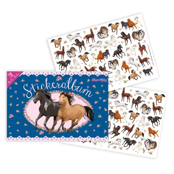 Pferde Stickeralbum+Sticker 21cm,- Kleingeschenk Kindergeburtstag von Lutz Mauder