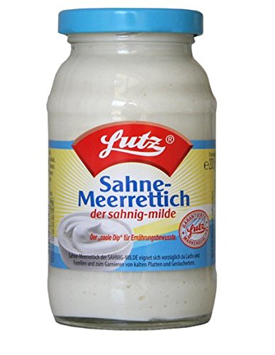 Lutz Sahne-Meerrettich 12 x 200 g Tray Lutz Sahne-Meerrettich 12 x 200 g Tray von Lutz