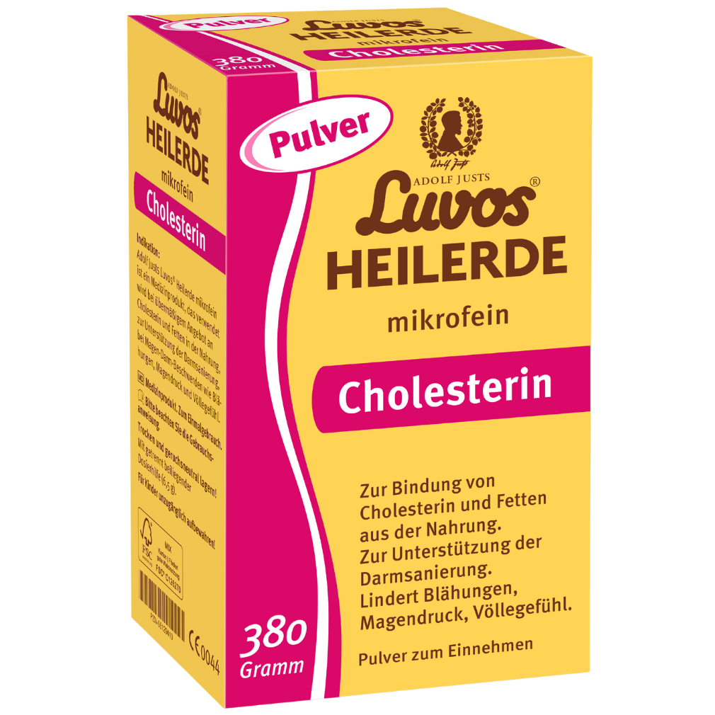 Heilerde Cholesterin mikrofein von Luvos