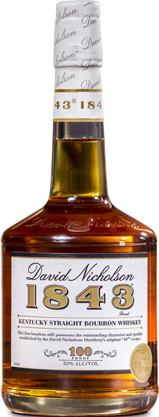 David Nicholson 1843 Kentucky Straight Bourbon Whiskey 50% vol. 0,7 l von Lux Row Distillers