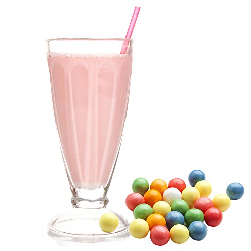 Bubble Gum rosa Molkepulver Luxofit mit L-Carnitin Protein angereichert Wellnessdrink Aspartamfrei Molke (Bubble Gum rosa, 333 g) von Luxofit Deutschland