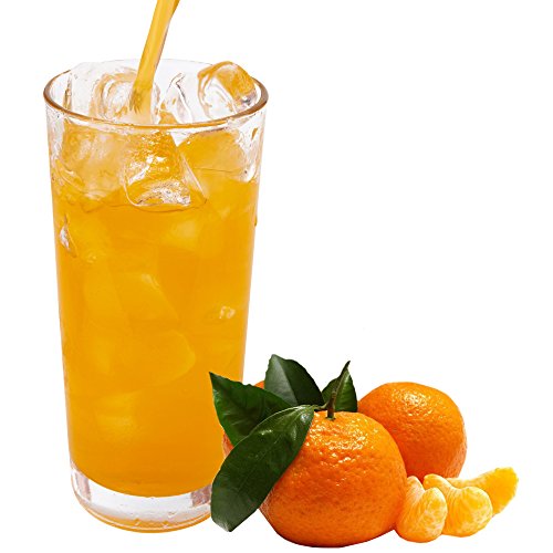 Mandarine Geschmack extrem ergiebiges allergenfreies Energy Drink - Getränkepulver Sportgetränk von Luxofit Deutschland