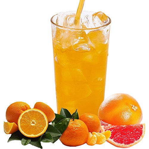 Pampelmuse Orange Mandarine Geschmack extrem ergiebiges allergenfreies Energy Drink - Getränkepulver Sportgetränk von Luxofit Deutschland