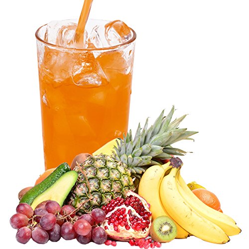 Tropischer Frucht Geschmack extrem ergiebiges allergenfreies Energy Drink - Getränkepulver Sportgetränk von Luxofit Deutschland
