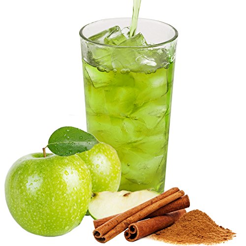 Zimt Apfel Geschmack extrem ergiebiges allergenfreies Energy Drink - Getränkepulver Sportgetränk von Luxofit Deutschland