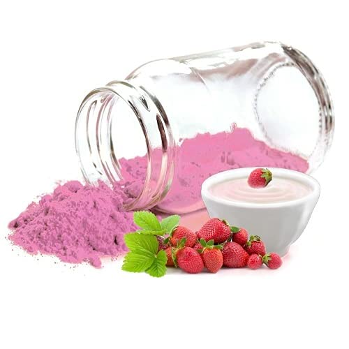 Erdbeerjoghurt Pulver Aroma Pulvermenge 200 Gramm von Luxofit
