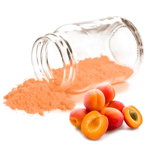 Luxofit Aprikose Aroma Pulver, cremig, fruchtig, Vegan, Allergenfrei, Wasserlöslich, Intensive Geschmacksergebnisse, geeignet für Aromatisierung von Lebensmitteln, Made in Germany (50 g) von luxofit