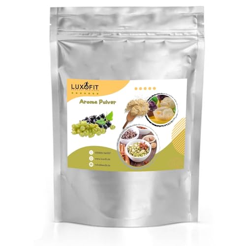 Luxofit Beeren Mix Aroma Pulver, cremig, fruchtig, Vegan, Allergenfrei, Wasserlöslich, Intensive Geschmacksergebnisse, geeignet für Aromatisierung von Lebensmitteln, Made in Germany (1 Kg), Lila von luxofit