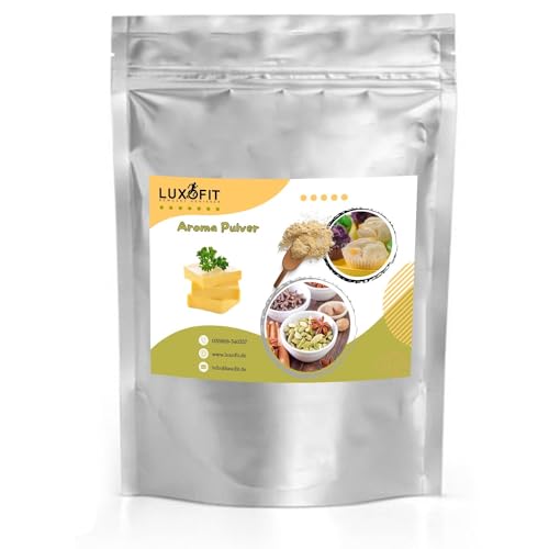 Luxofit Butter Aroma Pulver, Vegetarisch und Vegan, cremige und frische Aromatisierung für Getränke und Lebensmittel. GMO-Frei, Made in Germany, Kreative Geschmackserlebnisse (1 Kg), Orange von luxofit