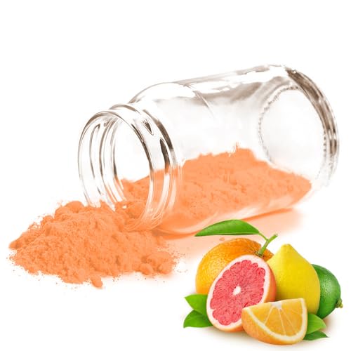 Luxofit Citrus Mix Aroma Pulver, cremig und fruchtige Aromen geeignet für Lebensmittel und Getränke, Aromatisierung für Gastronomie und privaten Haushalt, Made in Germany, Vegan, GMO-Frei (50 g) von luxofit