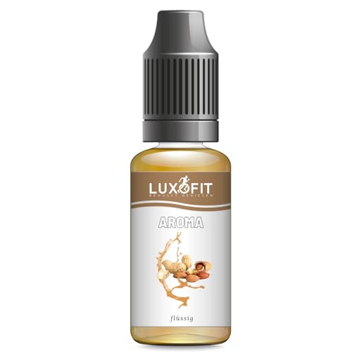 luxofit ERDNUSS AROMA FLÜSSIG FRUCHTIGE UND CREMIGE GESCHMACKSAROMEN AROMATISIEREN VON LEBENSMITTELN UND GETRÄNKEN GESCHMACKSRICHTUNGEN FÜR KÜCHE UND GASTRONOMIE VEGAN MADE IN GERMANY (1 L) von luxofit