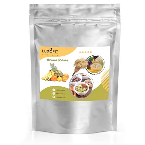 luxofit EXOTIK MIX AROMA PULVER LEBENSMITTEL UND GETRÄNKE AROMATISIEREN VEGANE UND VEGETARISCHE PULVERAROMEN VEGETARISCH UND VEGAN GMO-FREI MADE IN GERMANY GASTRONOMIE AROMEN (1 KG) von luxofit