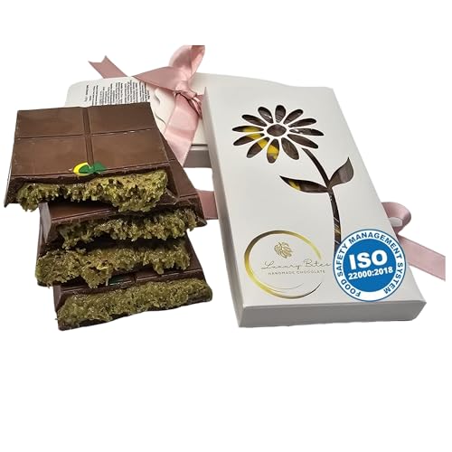 LUXURY BITES Dubai Schokolade Pistazie (2x210g) - Handgefertigt von Belgien-Schokolade, Dubai Schokolade Kadayif und Pistazie, Dubai schoko, Dubai chocolate von Luxury Bites