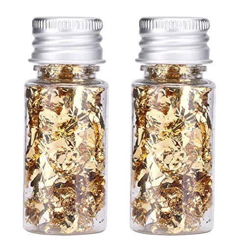 Lwuey Essbare Goldflakes, Goldblättchen zum Verzieren Imitations Metallic Verzierungspapier zum Verzieren von Schokoladen Getränken Desserts Cupcakes Steaks Lebensmitteln Hause Getränken 2 Flaschen Lwuey Essbare Goldflakes, Goldblättchen zum Verzieren Imitations Metallic Verzierungspapier zum Verzieren von Schokoladen Getränken Desserts Cupcakes Steaks Lebensmitteln Hause Getränken 2 Flaschen von Lwuey
