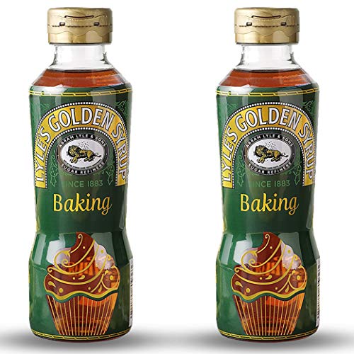 Lyle Golden Syrup Baking Bottle (600g) - Packung mit 2 von Lyle's Golden Syrup