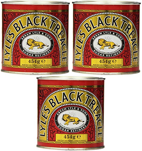 Tate & Lyle's Black Treacle, 454 g, 3 Stück von Lyle's Golden Syrup
