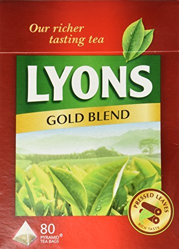 Lyons Gold Blend Tea. 3 Pack X 80 Bags by Lyons von Lyons