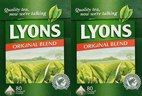 Lyons Original Irish Tea. 80 Beutel, 2er Pack (2 x 80 Stück) von Lyon's