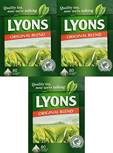 Lyons Original Irish Tea. 80 Beutel, 3er Pack (3 x 80 Stück) von Lyon's