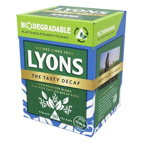 Lyons Decaffeinated Irish Tea 80 Bags Pyramid tea bags von Lyons