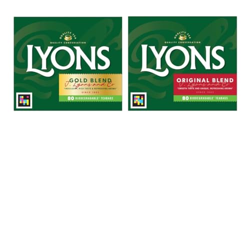 Lyons Original Irish Tea 80 Bags + Lyon Gold blind tea 80 von Lyons