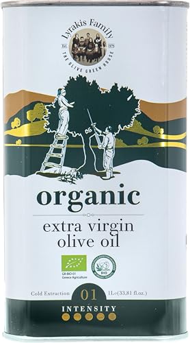 Lyrakis Family Olivenöl BIO 1l – Griechisches Natives Olivenöl Extra, Zertifiziert BIO,Premium Erste Kaltpressung, Reich an Polyphenolen, Koroneiki Oliven, Neue Ernte aus Kreta – Seit 1975 Lyrakis Family Olivenöl BIO 1l – Griechisches Natives Olivenöl Extra, Zertifiziert BIO,Premium Erste Kaltpressung, Reich an Polyphenolen, Koroneiki Oliven, Neue Ernte aus Kreta – Seit 1975 von Lyrakis Family