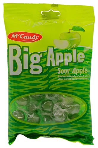 20 Beutel M'Candy Big Apfel Bonbons mit Apfelgeschmack a 150g Mc Candy von M´Candy Apfel