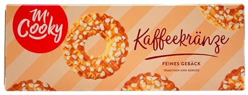 M' Cooky Kaffeekränze feines Gebäck, 20er Pack (20 x 250g) von M' Cooky