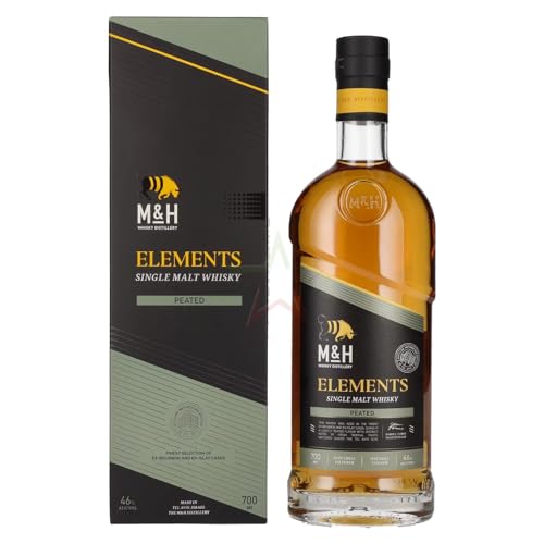 M&H ELEMENTS Peated Single Malt Whisky 46,00% 0,70 lt. von M&H