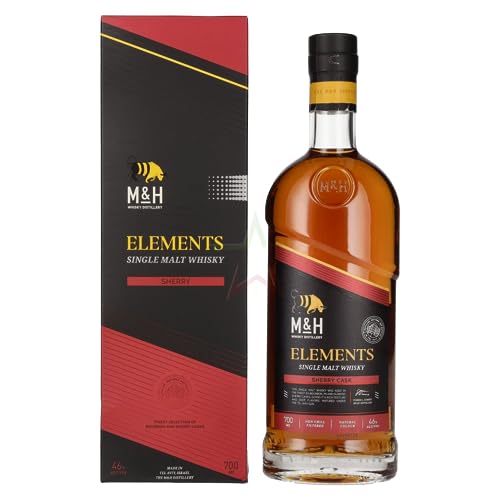 M&H ELEMENTS Sherry Cask Single Malt Whisky 46,00% 0,70 lt. von M&H