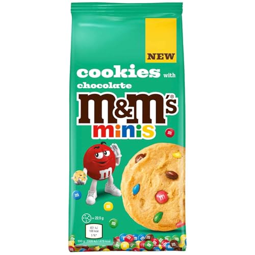 2 er Pack M&M'S Cookies Chocolate Minis 2x 180g Kekse von M&M'S